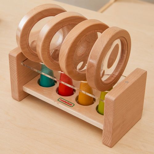 MASTERKIDZ Zestaw Drewnianych Lup z Pojemnikiem na Arena.pl