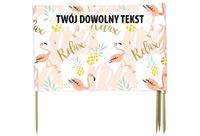 PARAWAN PLAŻOWY Lato z indywidualnym napisem 3 PANELE 43.3