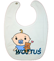 Śliniaczek Bawełniany Wojtuś