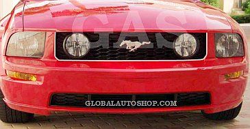 Ford Mustang - Chromowane Listwy Grill Chrom Atrapy Zderzaka Tuning zdjęcie 1