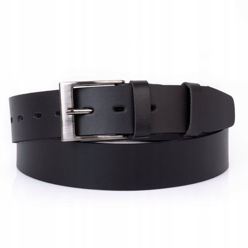 SEPHER Pasek skórzany AUTHENTIC męski CZARNY jeans na Arena.pl