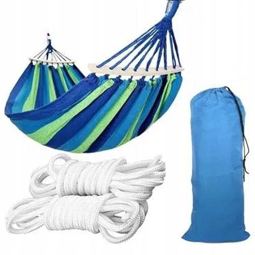 HAMAK OGRODOWY ZE STELAŻEM JEDNOOSOBOWY HUŚTAWKA DO OGRODU 1 OSOBOWY 200x80 na Arena.pl