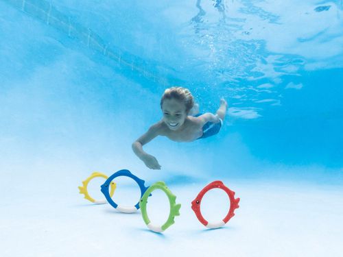 Kolorowe rybki opadające na dno Intex 55507 na Arena.pl