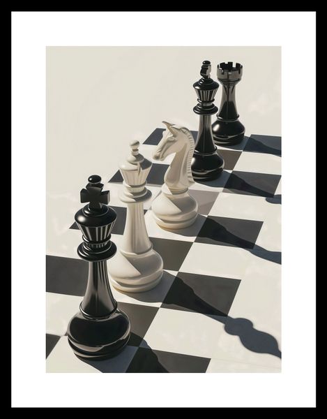 Plakat 20,5x28,4cm Szach i Mat zdjęcie 3