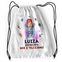 Plecak Sportowy Szkolny Dla Luizy Córki Dziecka Z Nadrukiem Ze Zdjęciem
