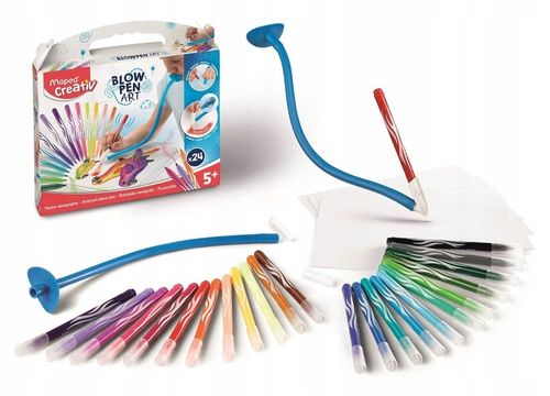 Maped Creativ flamastry dmuchane 24 kolory Blowpen Art zestaw kreatywny na Arena.pl