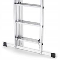 Drabina aluminiowa 3x8 stopni wielofunkcyjna produkt POLSKI hak GRATIS