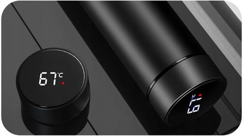 TERMOS KUBEK TERMICZNY BIDON NA KAWĘ HERBATĘ LED 500ML DUŻY SZCZELNY SMART na Arena.pl