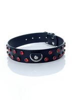fetish b   series   collar 3 cm. red crystal