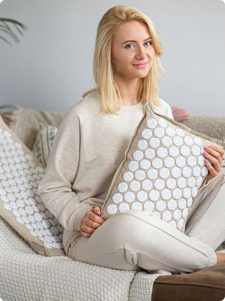 MATA DO AKUPRESURY Z KOLCAMI + PODUSZKA + TORBA zdjęcie 14