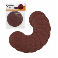 PAPIER ŚCIERNY RZEP KRĘZKI ŚCIERNE NA DYSK 125 MM  MIX GRADACJI 10 szt.