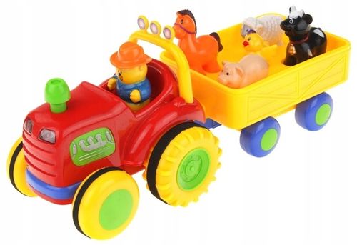 Traktor Farmer z Dźwiękami Interaktywny Zwierzątka na Arena.pl