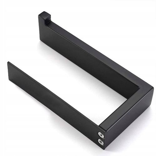 Uchwyt na papier toaletowy czarny samoprzylepny na Arena.pl