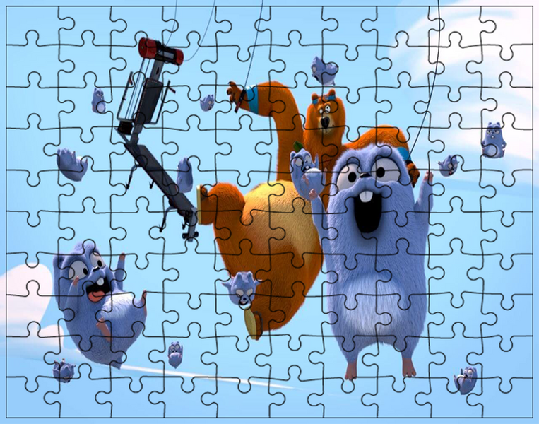 Puzzle Grizzy i Lemingi zdjęcie 1