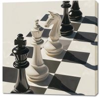 Obraz 100x100cm Szach i Mat