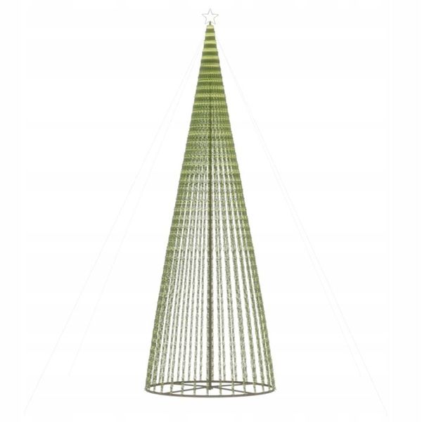 Choinka LED 1544 LEDs Niebieski 500 cm zdjęcie 8