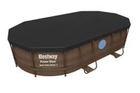 bestway pokrywa na basen stelażowy owalny 424 x 250 x 100 cm 58425