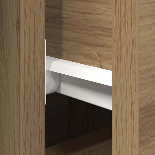 Bufet dąb artisan 101,5 x 35 x 70 cm Materiał drewnopochodny na Arena.pl