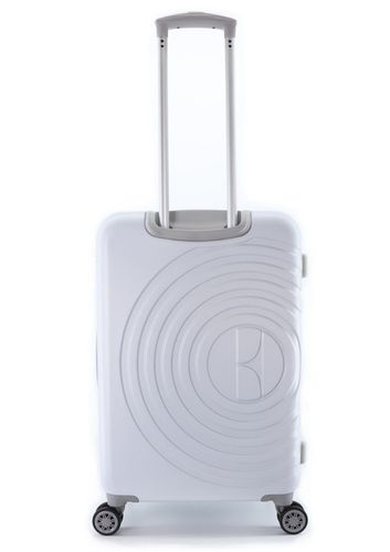 Walizka średnia ELLE Debossed biała na Arena.pl