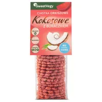 Ciastka Orkiszowe Kokosowe z Buraczkiem Sweetvegy, 100g