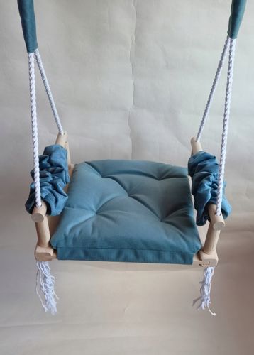 Huśtawka BIAŁA siedzisko dzieci TURKUS DOM OGRÓD na Arena.pl