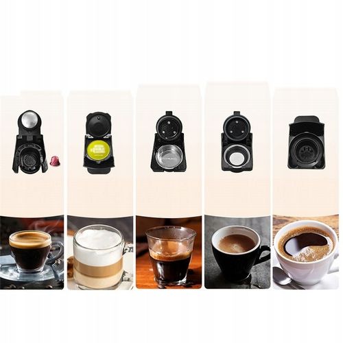 EKSPRES NA KAPSUŁKI 5W1 DO NESPRESSO DOLCE GUSTO TCHIBO CAFFISIMO ESE 19BAR na Arena.pl