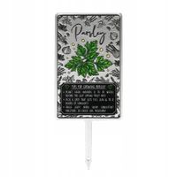 TABLICZKA ETYKIETA ZNACZNIK ZIÓŁ ROŚLIN PRZYPRAW