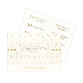 zaproszenie 10szt. a6 cw rocznica ślubu - 1