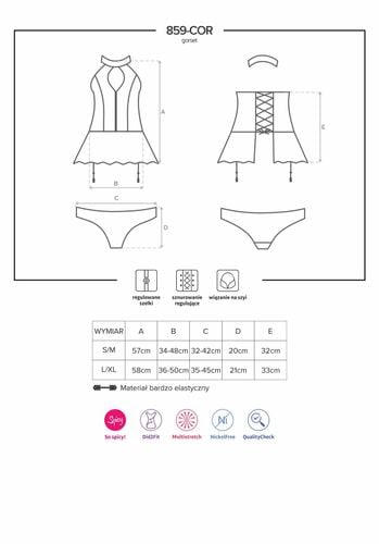 859-cor-1 gorset s/m obsessive na Arena.pl