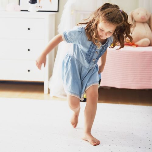 MATA PIANKOWA EVA PUZZLE MIĘKKA DLA DZIECI GWIAZDKI 150x150cm RICOKIDS na Arena.pl