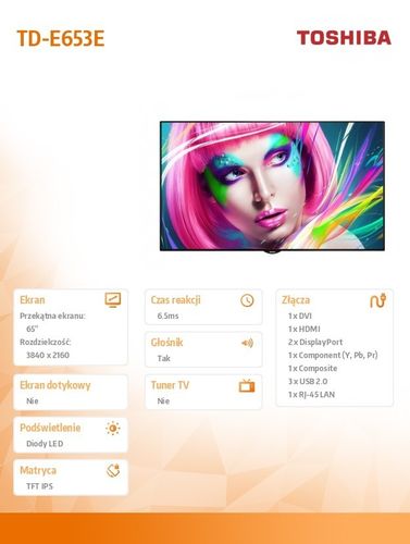 Toshiba 65'' TD-E653E na Arena.pl