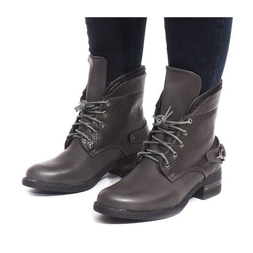 Modne Botki V-7 Szary r.37 na Arena.pl