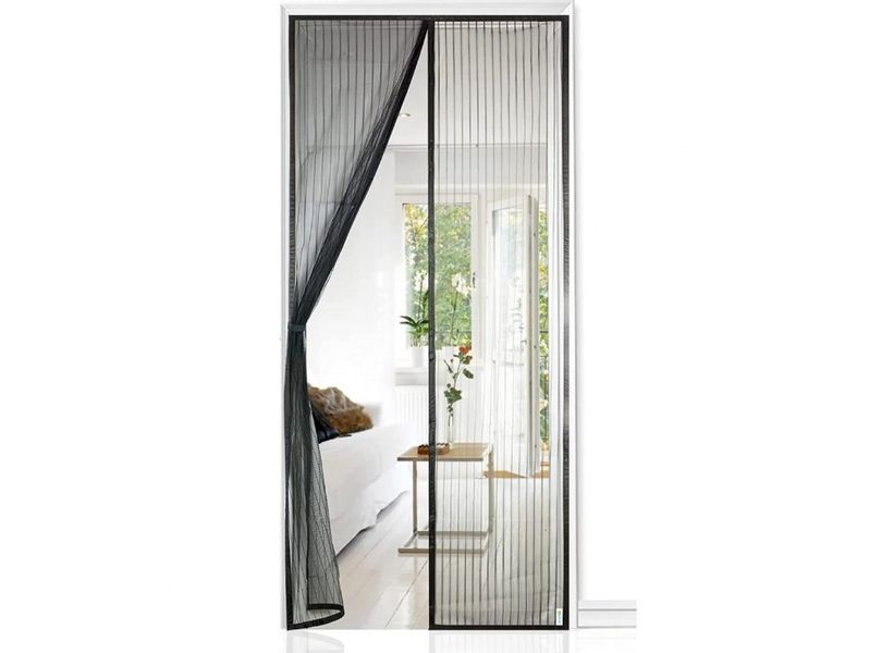 Moskitiera magnetyczna drzwiowa siatka na drzwi magnes 210x100 zdjęcie 3