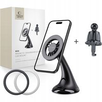TECH-PROTECT N56 MAGNETIC MAGSAFE DASHBOARD UNRG & VENT CAR MOUNT BLACK