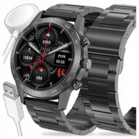 SMARTWATCH ZEGAREK MĘSKI MILITARNY MUTLIFUNKCYJNY ROZMOWY SPORT MENU POLSKI