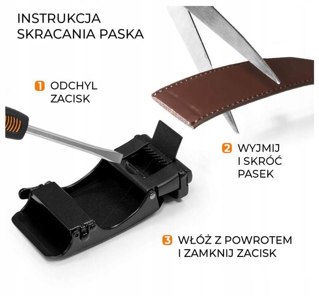 pasek parciany ptn silver-grey-125 zdjęcie 9