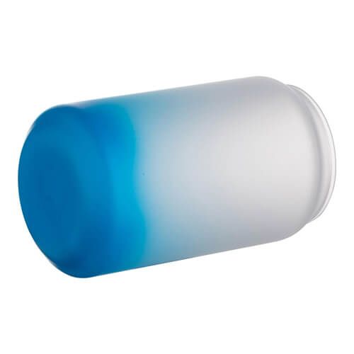 Szklanka 400 ml szroniona do sublimacji - błękitny gradient na Arena.pl