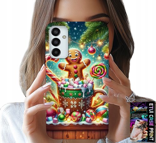 ETUI DO SAMSUNG GALAXY M23 - PIERNIK PIERNIKI ŚWIĄTECZNE WZORY +SZKŁO na Arena.pl