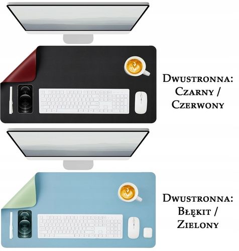 MATA OCHRONNA PODKŁADKA NA BIURKO STÓŁ BLAT 40x80 na Arena.pl