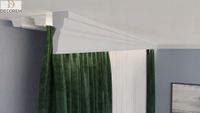 Listwa oświetleniowa LED DLO42 12cm x 6cm gzyms sztukateria XPS DECOREM