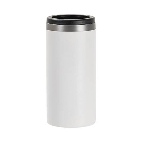 Cooler do puszki 350 ml do sublimacji - biały matowy zdjęcie 1