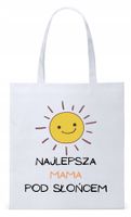 Dla Mamy Mamusi Prezent Torba Eco Biała Shopper Z Nadrukiem Ze Zdjęciem