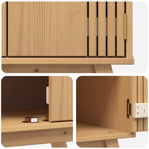 Szafka pod zlew z półką Olden Brązowy 114 x 43 x 73.5 cm na Arena.pl