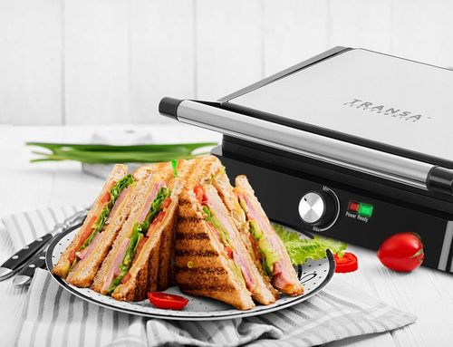 Grill elektryczny opiekacz rozkładany REGULACJA TEMPERATURY DUŻA MOC na Arena.pl