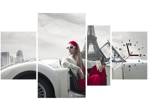 70CM 120CM OBRAZ 4 ELEM PARKING WIEŻY EIFFLA ŚCIENNY na Arena.pl