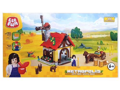 Klocki Elefun Metropolis Wesoła farma 12108 na Arena.pl