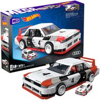 Klocki konstrukcyjne Mattel Mega Hot Wheels Audi 90 Quattro IMSA GTO