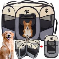 SKŁADANY KOJEC DLA PSA ZWIERZĄT KOTA KRÓLIKA DO DOMU WENTYLACJA WODOODPORNY