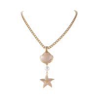 Naszyjnik z rozgwiazdą i muszlą z kolekcji Oceanique (C25/LAT/16AU)