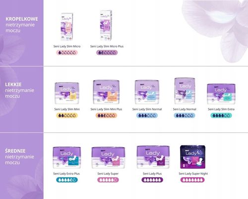SENI LADY SUPER NIGHT Wkładki urologiczne SENI NA NOC dla kobiet 12szt. na Arena.pl